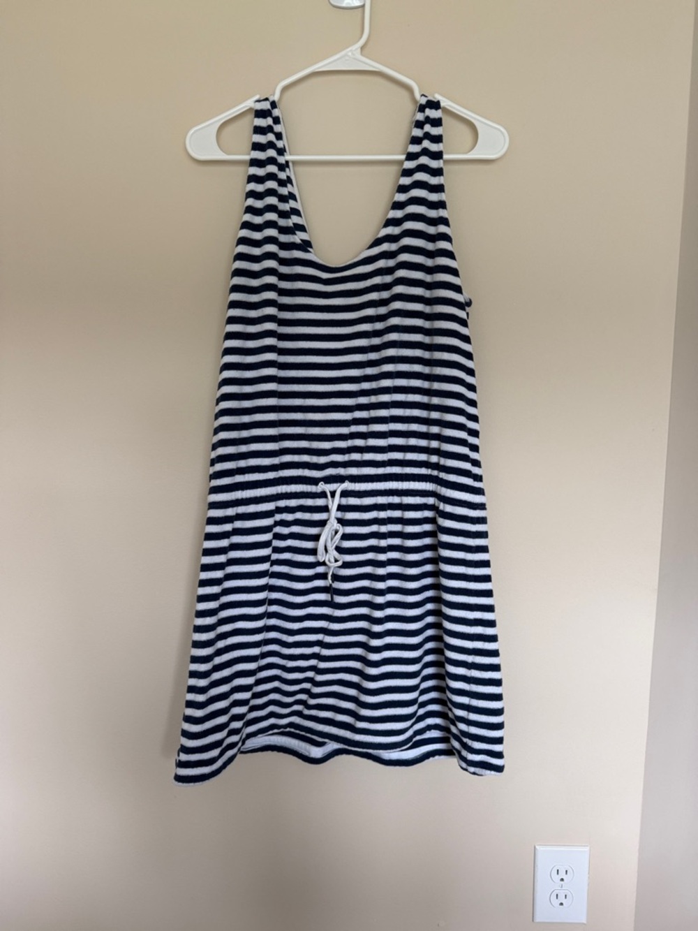Vineyard Vines Navy and White Striped Kids One-Piece